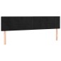 Giroletto a Molle con Materasso Nero 160x200 cm in Velluto