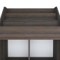 Portariviste per Bambini Grigio e Sonoma 71x30x114cm Truciolato Portariviste per Bambini Grigio e Sonoma 71x30x114cm Truciolato