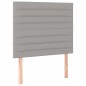 vidaXL Letto a Molle Materasso e LED Grigio Chiaro 80x200 cm Tessuto vidaXL Letto a Molle Materasso e LED Grigio Chiaro 80x200 cm Tessuto