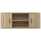 Mobile per TV Rovere Sonoma 100x35x40 cm Legno Multistrato