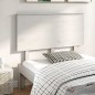 Testiera per Letto Bianca 124x6x82,5 cm Legno Massello di Pino Testiera per Letto Bianca 124x6x82,5 cm Legno Massello di Pino