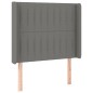 vidaXL Letto a Molle Materasso e LED Grigio Scuro 80x200 cm in Tessuto vidaXL Letto a Molle Materasso e LED Grigio Scuro 80x200 cm in Tessuto