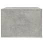 Comodino a Muro Grigio Cemento 50x36x25 cm Comodino a Muro Grigio Cemento 50x36x25 cm