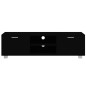 Mobile Porta TV Nero 140x40,5x35 cm in Legno Multistrato Mobile Porta TV Nero 140x40,5x35 cm in Legno Multistrato