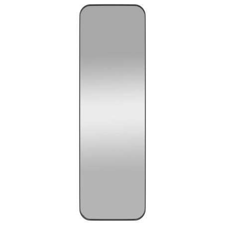 Specchio da Parete Nero 30x100 cm Rettangolare