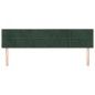 Testiera 2 pz Verde Scuro 80x5x78/88 cm in Velluto Testiera 2 pz Verde Scuro 80x5x78/88 cm in Velluto