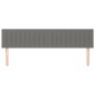 Testiere 2 pz Grigio Scuro 100x5x78/88 cm in Tessuto Testiere 2 pz Grigio Scuro 100x5x78/88 cm in Tessuto