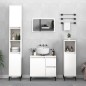 vidaXL Armadietto da Bagno Bianco 65x33x60 cm in Legno Multistrato
