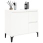 vidaXL Armadietto da Bagno Bianco 65x33x60 cm in Legno Multistrato