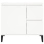 vidaXL Armadietto da Bagno Bianco 65x33x60 cm in Legno Multistrato
