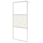 Parete Doccia con Mensola Cromo 100x195cm Vetro ESG e Alluminio Parete Doccia con Mensola Cromo 100x195cm Vetro ESG e Alluminio