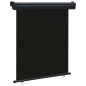 Tenda Laterale per Terrazzo 140x250 cm Nera Tenda Laterale per Terrazzo 140x250 cm Nera