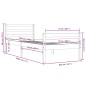 Giroletto Bianco in Legno Massello 75x190 cm Small Single
