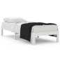 Giroletto Bianco in Legno Massello 75x190 cm Small Single Giroletto Bianco in Legno Massello 75x190 cm Small Single