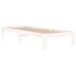 Giroletto Bianco in Legno Massello 75x190 cm Small Single Giroletto Bianco in Legno Massello 75x190 cm Small Single