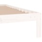 Giroletto Bianco in Legno Massello 75x190 cm Small Single Giroletto Bianco in Legno Massello 75x190 cm Small Single
