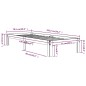 Giroletto Bianco in Legno Massello 75x190 cm Small Single Giroletto Bianco in Legno Massello 75x190 cm Small Single