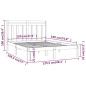 Giroletto Bianco in Legno Massello 120x190 cm Small Double Giroletto Bianco in Legno Massello 120x190 cm Small Double