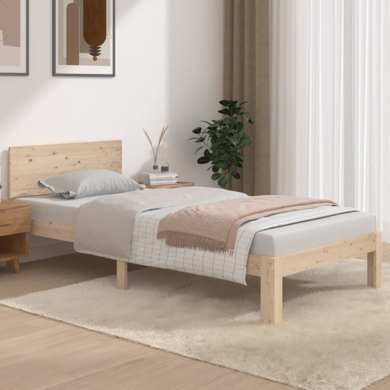 Giroletto in Legno Massello 90x190 cm Single Giroletto in Legno Massello 90x190 cm Single