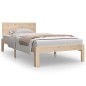 Giroletto in Legno Massello 90x190 cm Single Giroletto in Legno Massello 90x190 cm Single