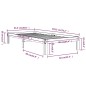 Giroletto in Legno Massello 90x190 cm Single