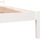 Giroletto in Legno Massello Bianco 75x190 cm Small Single Giroletto in Legno Massello Bianco 75x190 cm Small Single