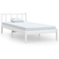 Giroletto in Legno Massello Bianco 75x190 cm Small Single Giroletto in Legno Massello Bianco 75x190 cm Small Single