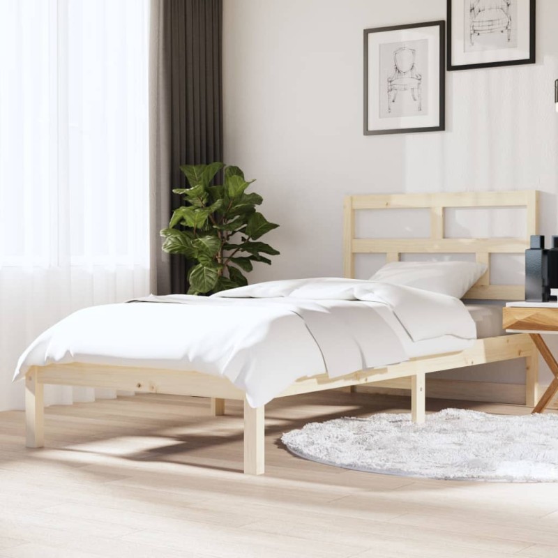 Giroletto 90x190 cm Single in Legno Massello Giroletto 90x190 cm Single in Legno Massello
