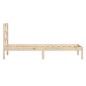 Giroletto 90x190 cm Single in Legno Massello Giroletto 90x190 cm Single in Legno Massello