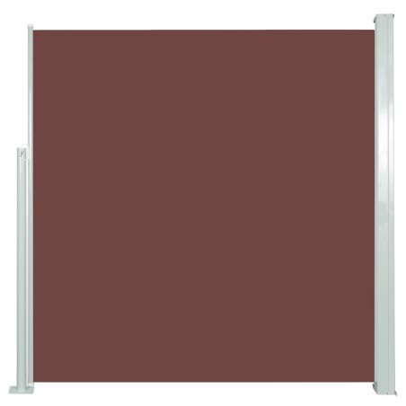 Tenda da Sole Laterale Retrattile 140 x 300 cm Marrone