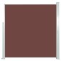 Tenda da Sole Laterale Retrattile 140 x 300 cm Marrone Tenda da Sole Laterale Retrattile 140 x 300 cm Marrone