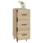 Credenza Rovere Sonoma 34,5x34x90 cm in Legno Multistrato Credenza Rovere Sonoma 34,5x34x90 cm in Legno Multistrato