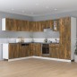 Armadio per Frigo Rovere Fumo 60x57x207 cm in Legno Multistrato Armadio per Frigo Rovere Fumo 60x57x207 cm in Legno Multistrato