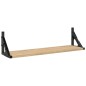 vidaXL Mensole da Parete 2pz Rovere Sonoma 60x15x15,5 cm
