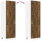 Armadio per Frigo Rovere Fumo 60x57x207 cm in Legno Multistrato Armadio per Frigo Rovere Fumo 60x57x207 cm in Legno Multistrato