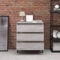 Credenza Grigio Sonoma 60x35x69 cm in Legno Multistrato Credenza Grigio Sonoma 60x35x69 cm in Legno Multistrato