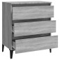 Credenza Grigio Sonoma 60x35x69 cm in Legno Multistrato Credenza Grigio Sonoma 60x35x69 cm in Legno Multistrato