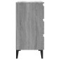 Credenza Grigio Sonoma 60x35x69 cm in Legno Multistrato Credenza Grigio Sonoma 60x35x69 cm in Legno Multistrato