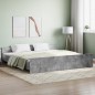 Giroletto con Testiera e Pediera Grigio Cemento 180x200 cm Giroletto con Testiera e Pediera Grigio Cemento 180x200 cm