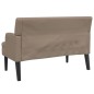 Panca con Schienale Cappuccino 112x65,5x75 cm in Similpelle Panca con Schienale Cappuccino 112x65,5x75 cm in Similpelle