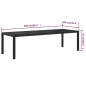vidaXL Set da Pranzo Esterni 11pz con Cuscini Polyrattan Nero e Grigio vidaXL Set da Pranzo Esterni 11pz con Cuscini Polyrattan Nero e Grigio