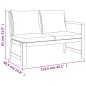 vidaXL Set da Pranzo Giardino 7pz con Cuscini Legno Massello di Acacia vidaXL Set da Pranzo Giardino 7pz con Cuscini Legno Massello di Acacia