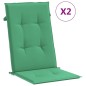 vidaXL Sedie da Giardino Reclinabili con Cuscini 2 pz in Legno di Teak vidaXL Sedie da Giardino Reclinabili con Cuscini 2 pz in Legno di Teak