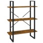 Libreria Rovere Fumo 80x30x105 cm in Legno Multistrato