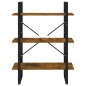 Libreria Rovere Fumo 80x30x105 cm in Legno Multistrato