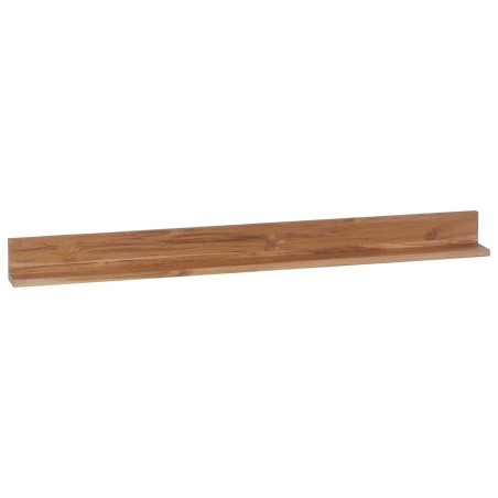 Mensole 2 pz 120x10x10 cm in Legno Massello di Teak