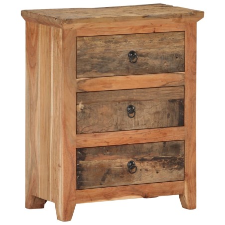 vidaXL Credenza 60x33x75 cm in Legno Massello di Acacia e di Recupero