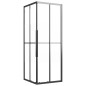 vidaXL Cabina Doccia ESG Semi Smerigliato 70x70x180 cm Nera vidaXL Cabina Doccia ESG Semi Smerigliato 70x70x180 cm Nera
