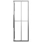 vidaXL Cabina Doccia ESG Semi Smerigliato 70x70x180 cm Nera vidaXL Cabina Doccia ESG Semi Smerigliato 70x70x180 cm Nera