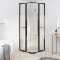 vidaXL Cabina Doccia ESG Semi Smerigliato 80x70x180 cm Nera vidaXL Cabina Doccia ESG Semi Smerigliato 80x70x180 cm Nera